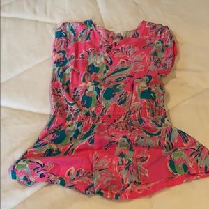 Girls Lilly Pulitzer romper. Size 7/8